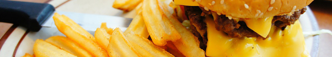 Eating Burger at The Habit Burger Grill restaurant in Santa Barbara, CA.
